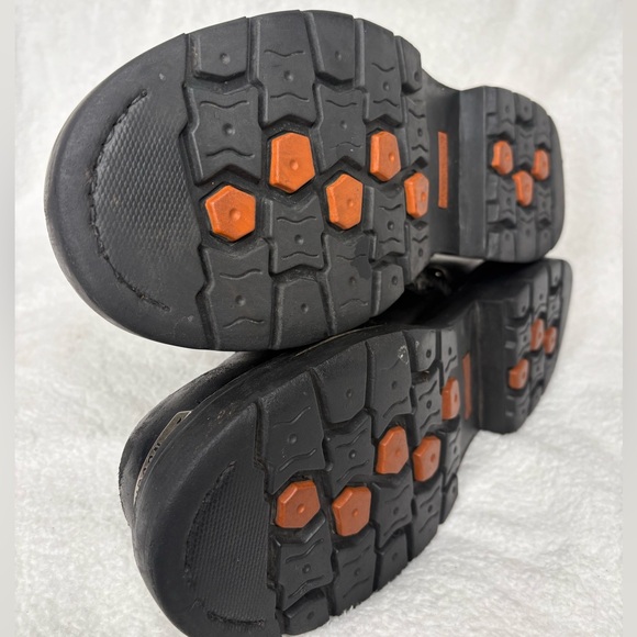 Harley-Davidson Brake Buckle Black Leather Motorcycle Boots - Picture 11 of 15